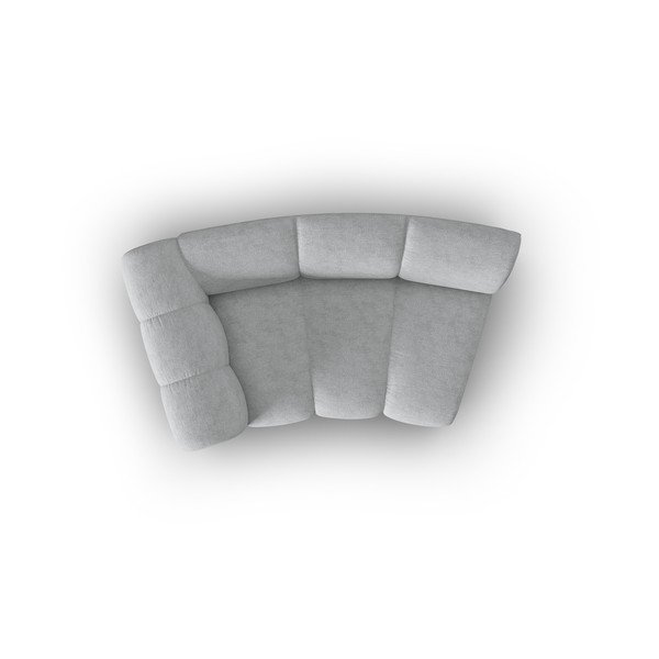 Svetlo siva modularna sedežna garnitura (levi kot) Lupine – Micadoni Home-image-4