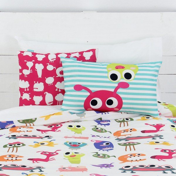 Prevleka za odejo in vzglavnik Sweet Monsters 140x200 cm-image-2