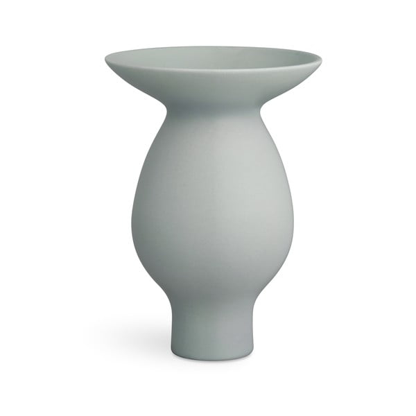Modro-siva keramična vaza Kähler Design Kontur, višina 25 cm