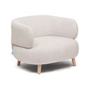 Bež fotelj iz šenilje Luisa – Kave Home