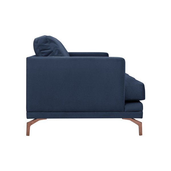 Temno modra trisedežna zofa z zlatimi nogami Windsor & Co Sofas Jupiter-image-2