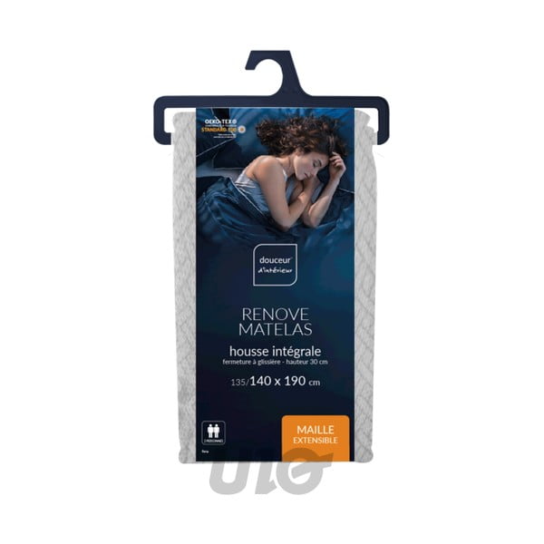 Zaščitna prevleka za vzmetnico 140x190 cm Rena – douceur d'intérieur-image-1