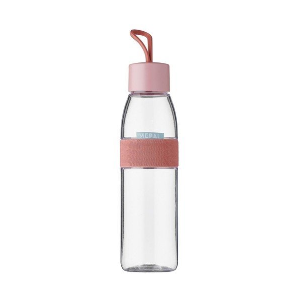 Svetlo rdeča plastična steklenica za vodo 500 ml Ellipse – Mepal