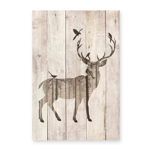 Lesen dekorativni znak 40x60 cm Deer – Really Nice Things