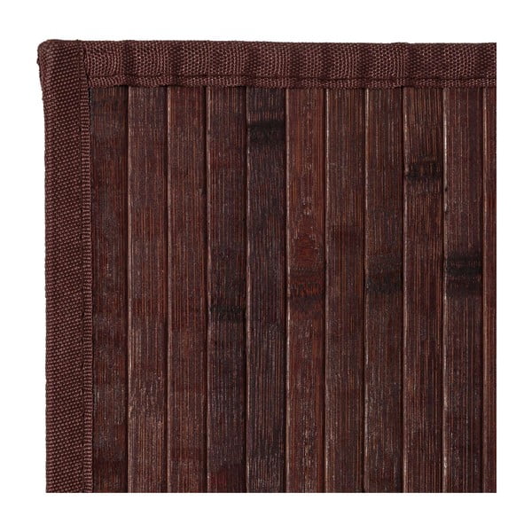 Temno rjava bambusova preproga 60x90 cm – Casa Selección-image-1
