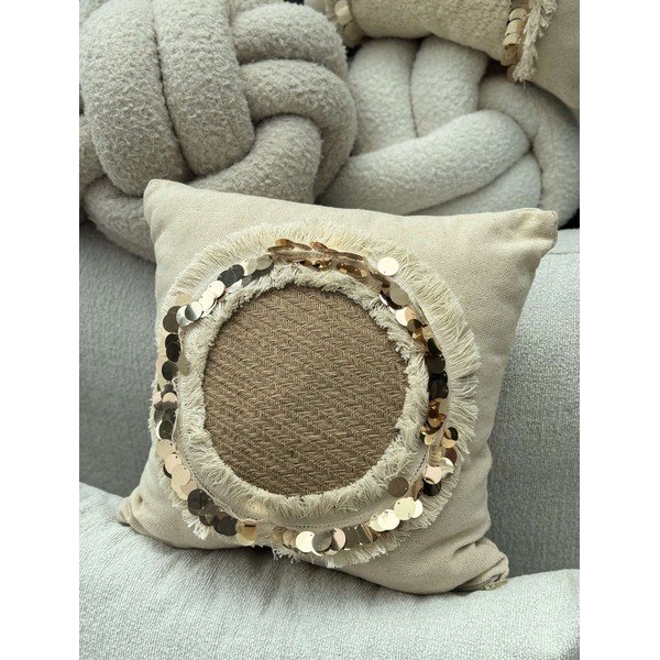 Prevleka za blazino 43x43 cm Sequins – Mioli Decor-image-1