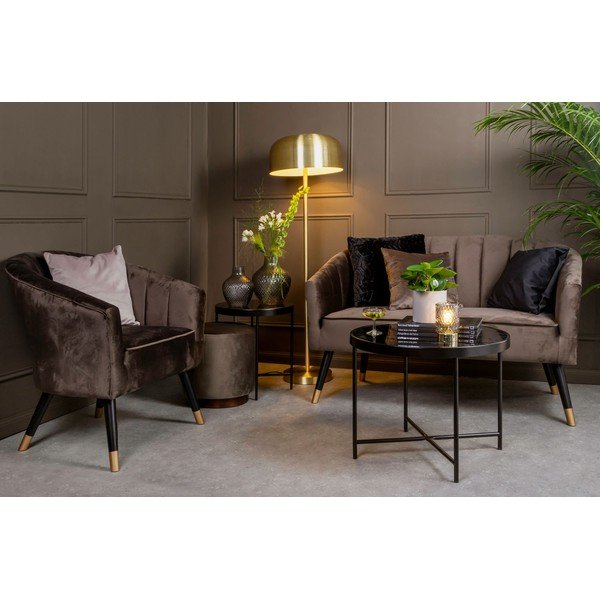 Siva steklena vaza PT LIVING Delight-image-1
