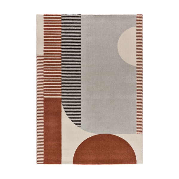 Rdeče-siva preproga 120x170 cm Gaia – Universal-image-4