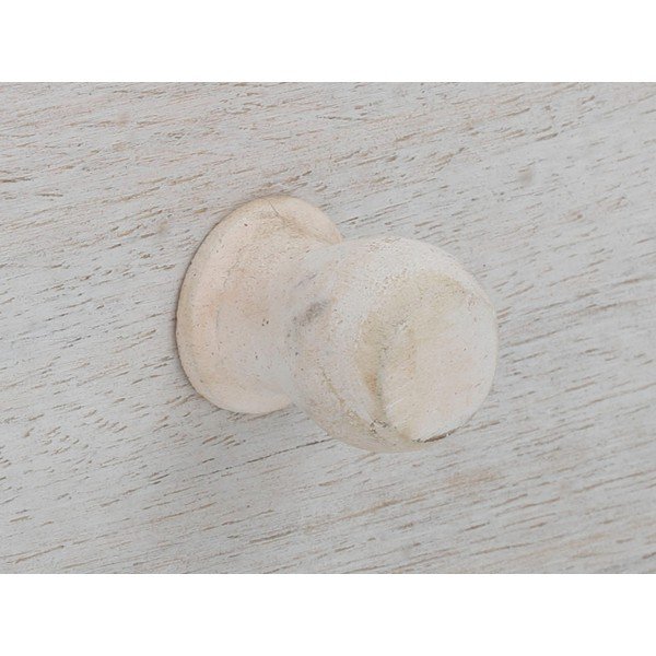 Bela garderobna omara iz masivnega manga 100x175 cm Rana – Støraa-image-2