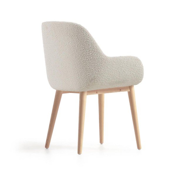 Bel oblazinjen jedilni stol Konna – Kave Home-image-4