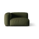 Zelen modul za sedežno garnituro (levi kot) Martina – Micadoni Home