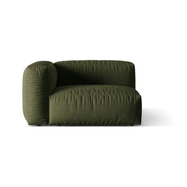 Zelen modul za sedežno garnituro (levi kot) Martina – Micadoni Home