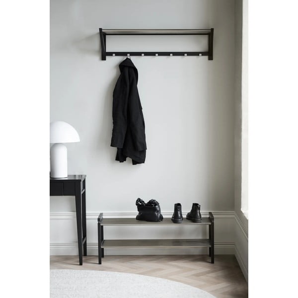 Bela omarica za čevlje iz masivnega hrasta Confetti – Rowico-image-1