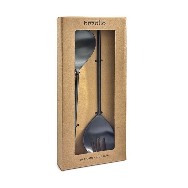 Pribor za solato 2 ks iz nerjavečega jekla Bronte – Bizzotto-image-2