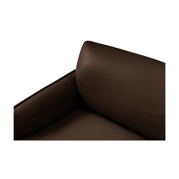 Rjavi usnjen naslanjač Windsor & Co Sofas Neso-image-4