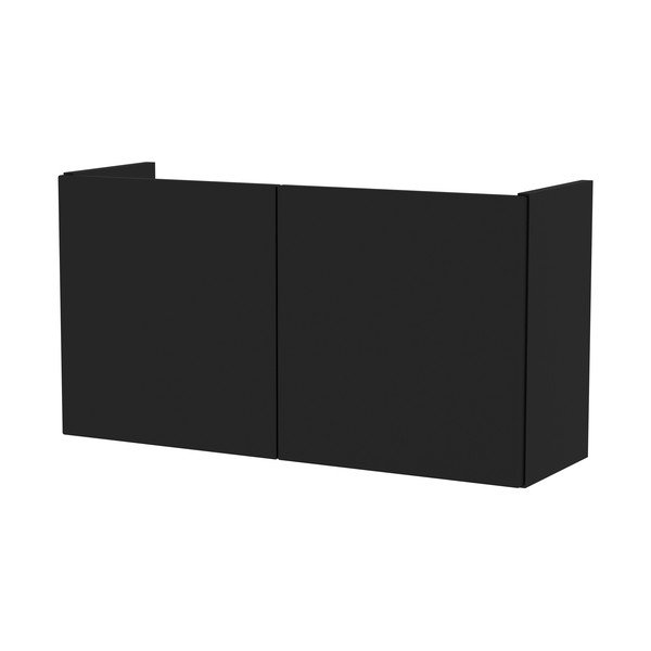 Črn sistem modularnih polic 224x190 cm Bridge – Tenzo-image-3