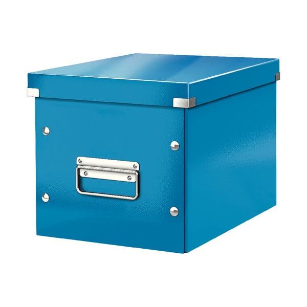 Modra škatla za shranjevanje Leitz Click&Store, dolžina 26 cm