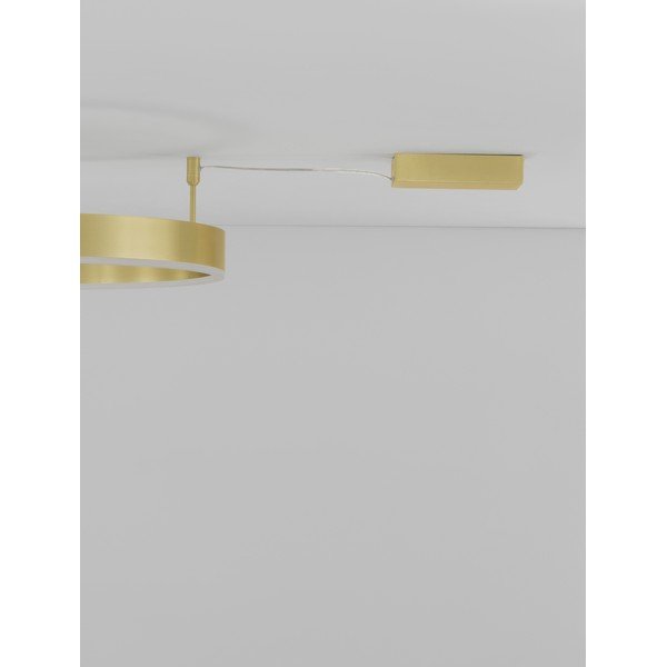 Medeninasta aluminijasta LED zatemnitvena stropna svetilka Motif – Nova Luce-image-3