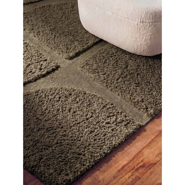 Kaki zelena ročno tkana preproga 120x180 cm Lambeth Jasper – Ted Baker-image-1