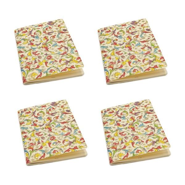 A6 zvezki v kompletu 192 stran 4 ks Florentia – Kartos-image-2