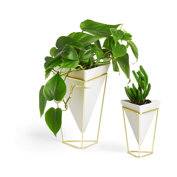 Keramični lončki za zelišča v kompletu 2 kos Trigg - Umbra-image-3