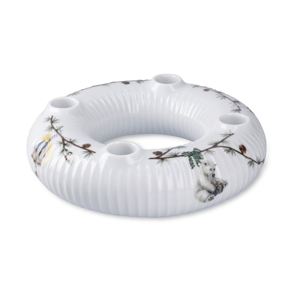 Porcelanast adventni svečnik z božičnim motivom Hammershøi Christmas
