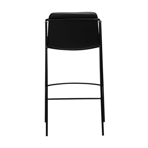 Črn barski stol iz umetnega usnja DAN-FORM Denmark Boto, višina 105 cm-image-2