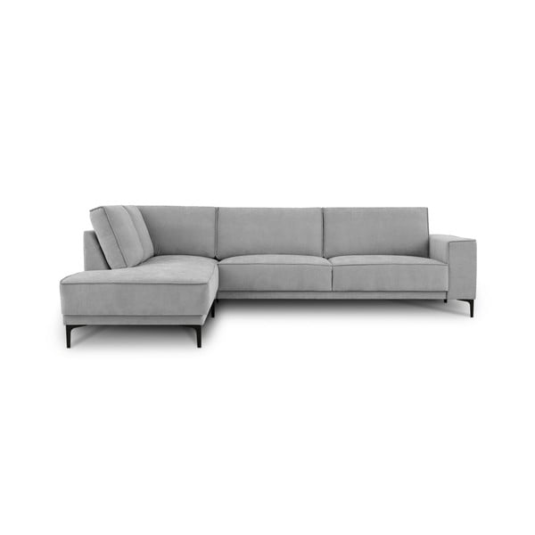 Siva kotna sedežna garnitura (levi kot/v obliki črke L) Copenhagen – Scandic