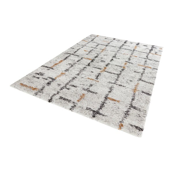 Krem preproga Mint Rugs Grid, 160 x 230 cm-image-2