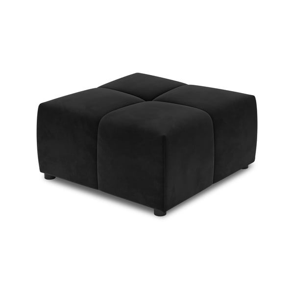 Črn žametni kavč modul Rome Velvet - Cosmopolitan Design 