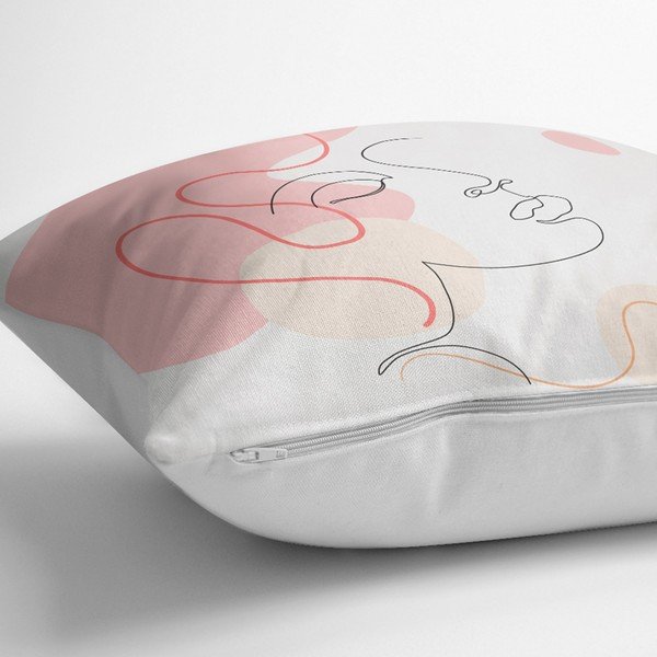 Komplet 4 dekorativnih prevlek za vzglavnik Minimalist Cushion Covers Minimalist Woman, 45 x 45 cm-image-1