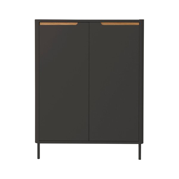 Antracitno siva omara za čevlje Tenzo Switch, 88 x 110 cm-image-2