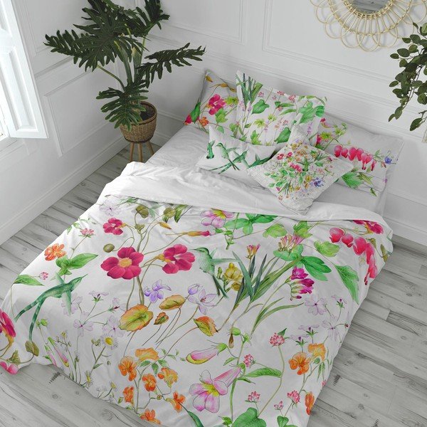 Bombažna odeja Happy Friday The Florist, 200 x 200 cm-image-4