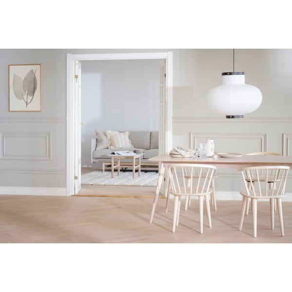 Raztegljiva jedilna miza s ploščo v hrastovem dekorju 190x90 cm Yumi - Rowico-image-2