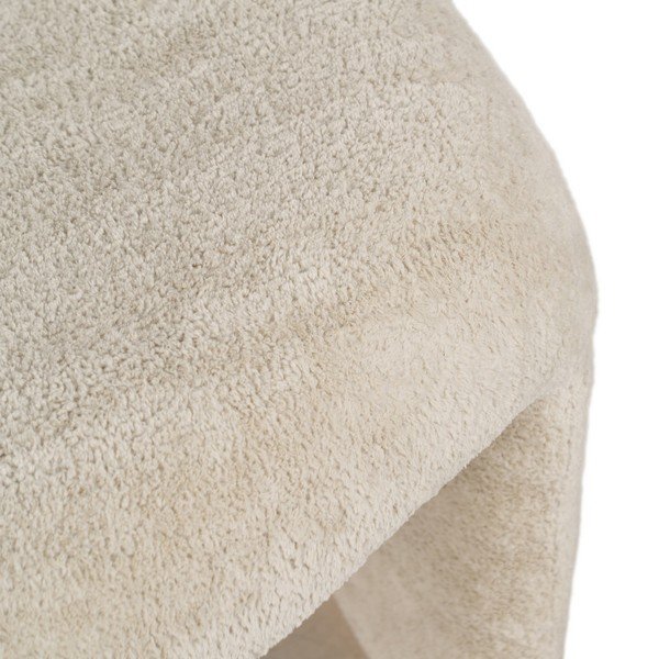 Bež fotelj iz tkanine bouclé – Ixia-image-4