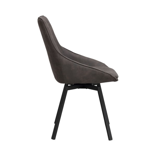 Siv vrtljivi stol Alison - Rowico-image-3