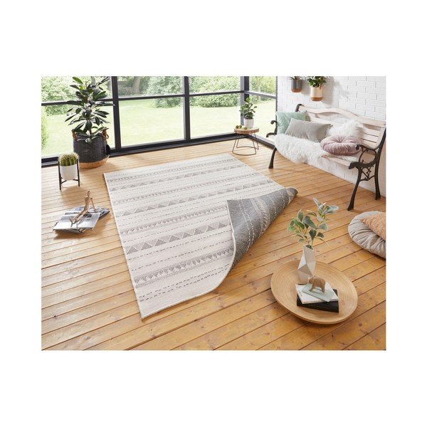 Sivo-krem zunanja preproga NORTHRUGS Bahamas, 80 x 350 cm-image-4