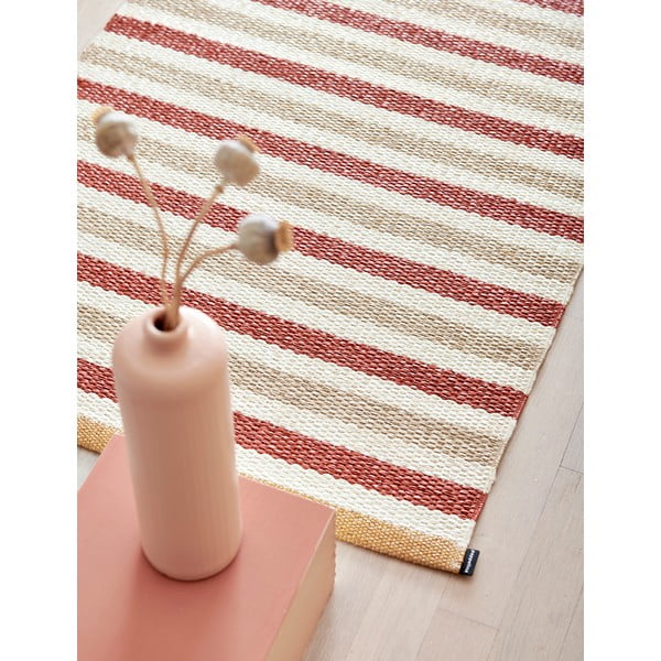 Opečnato oranžna/kremno bela notranja in zunanja preproga 180x260 cm Teo Brick – Pappelina-image-2