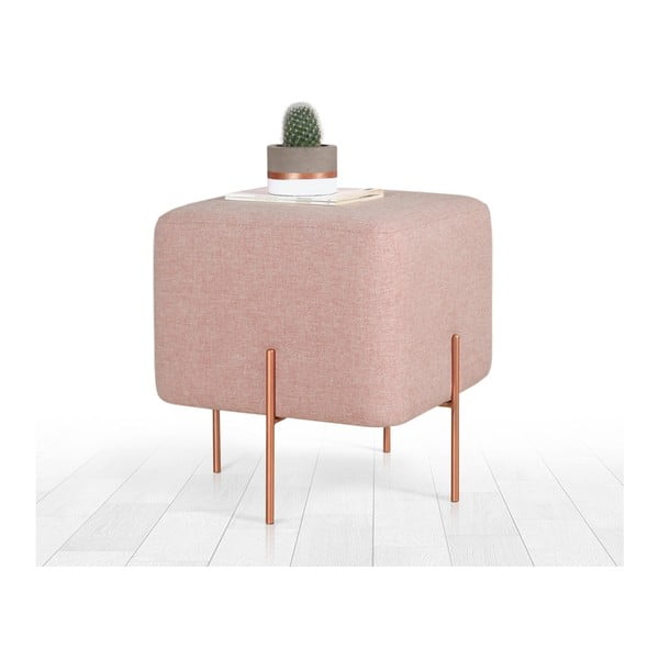 Svetlo rožnat tabure Copper – Artie-image-2