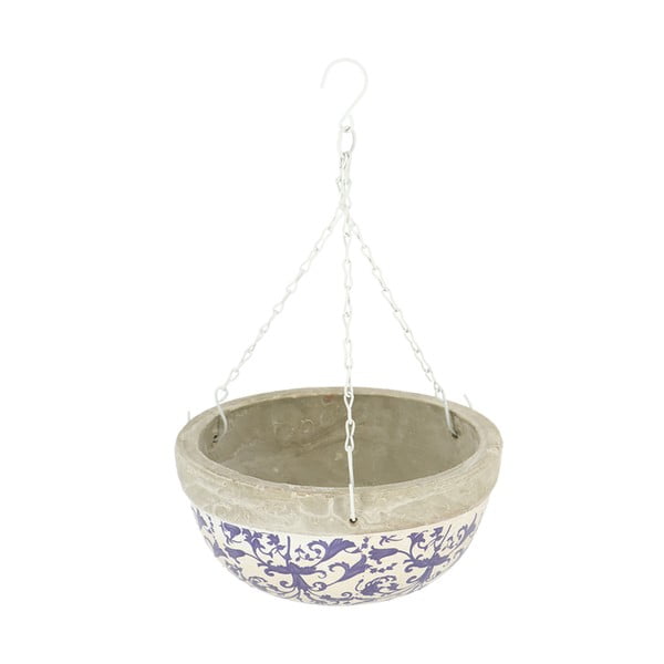 Keramičen viseči in stenski cvetlični lonec ø 25,5 cm – Esschert Design-image-3