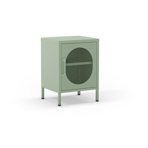 Mentolno zelena kovinska nočna omarica Diora – Marckeric-image-2