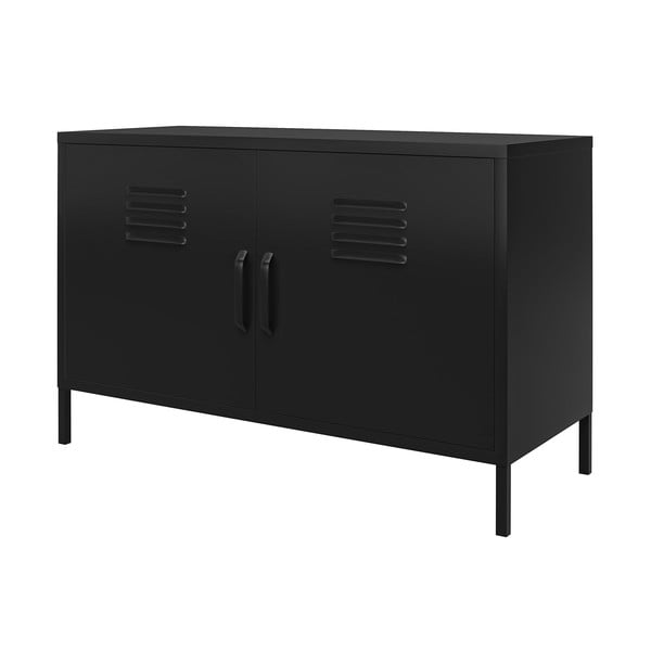 Črna kovinska omarica 100x64x40 cm Mission District – Støraa-image-3