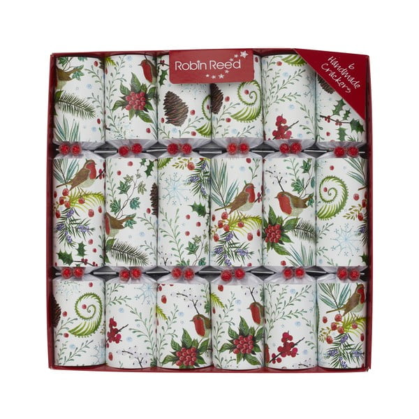 Božične pokalice v kompletu 6 ks Festive Foliage – Robin Reed