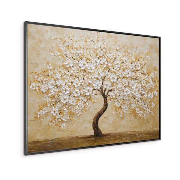 Tiskana slika z okvirjem 80x60 cm Golden Tree – Styler-image-3