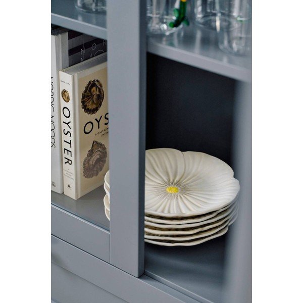 Siva stenska vitrina iz MDF plošč 85x170,5x35 cm Prato – Ellos Home-image-2