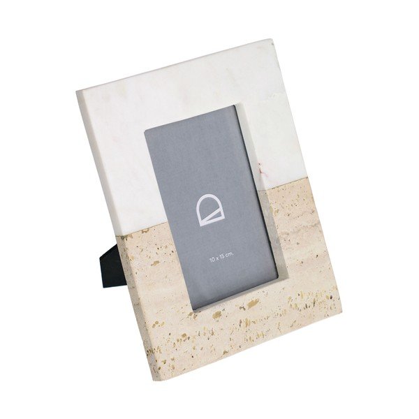 Bel kamnit stoječ okvir 18x23 cm Uria – Kave Home