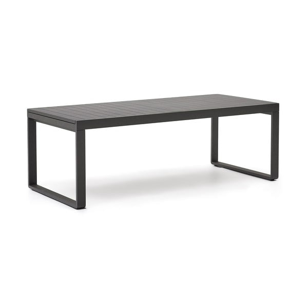 Kovinska vrtna miza 100.5x220 cm Galdana – Kave Home-image-3