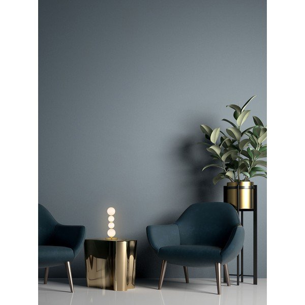 Bela/v zlati barvi kovinska LED namizna svetilka s steklenim senčilom (višina 31 cm) Perla – Nova Luce-image-1