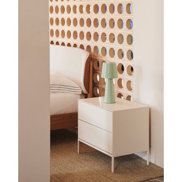 Bela nočna omarica Vedrana – Kave Home-image-1