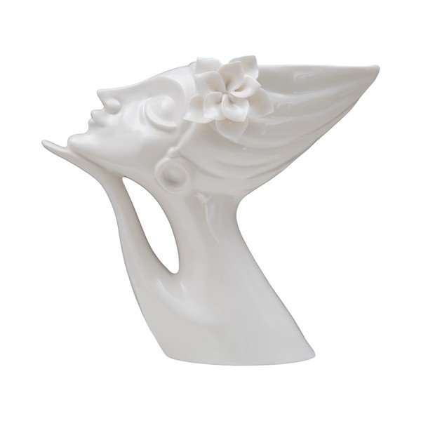 Bela porcelanasta vaza Mauro Ferretti Thinking Woman